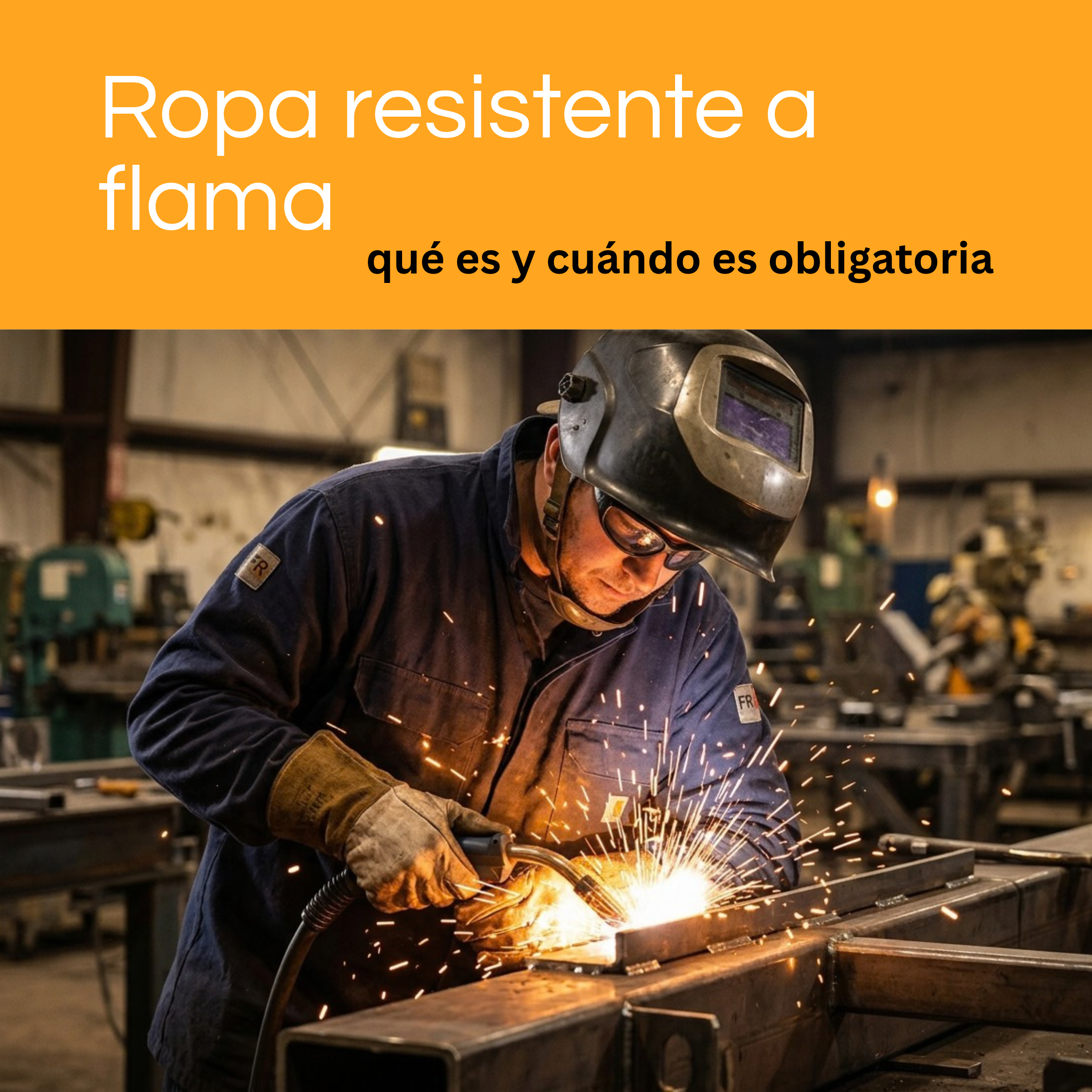 Ropa resistente a flama: qué es y cuándo es obligatoria