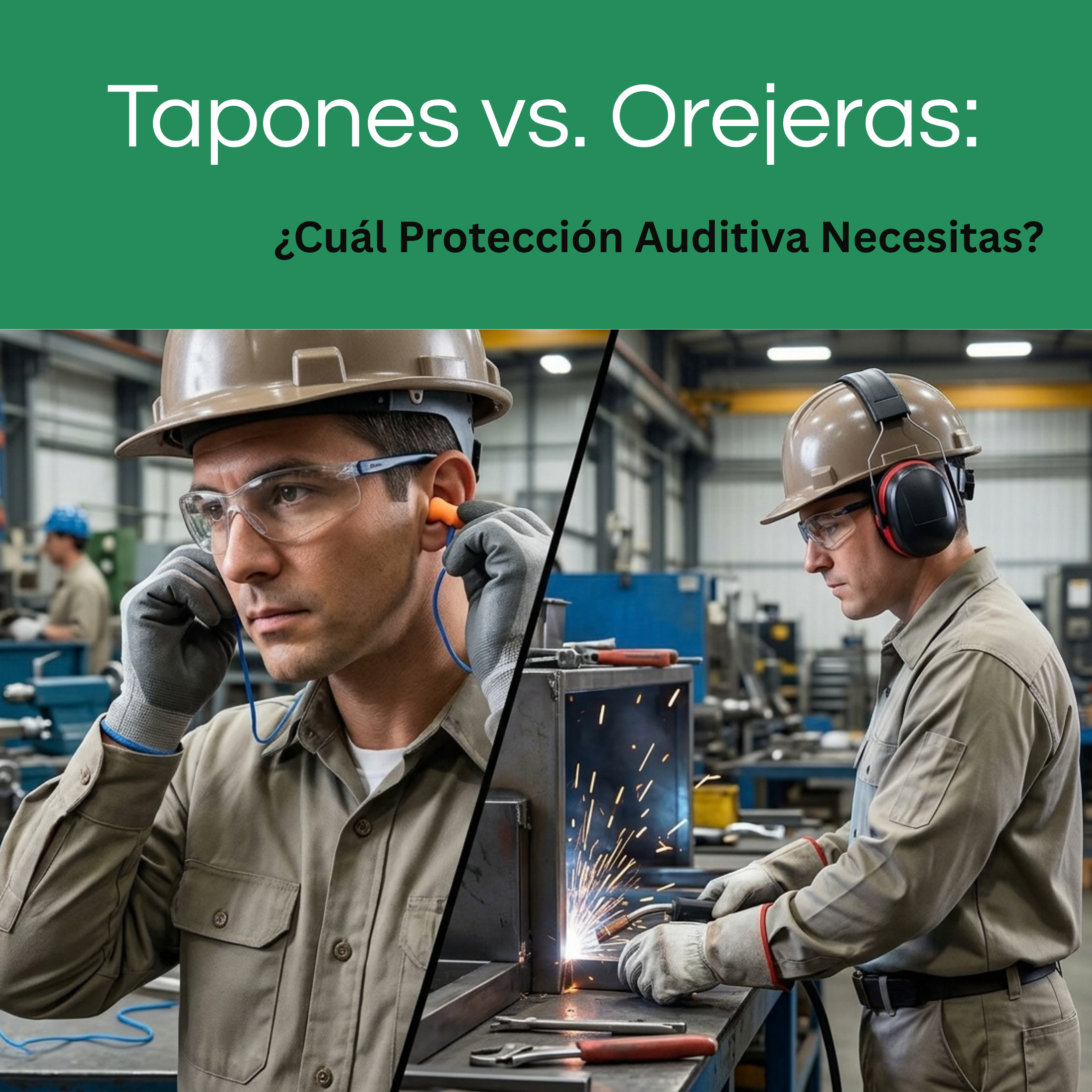 Tapones vs. Orejeras: ¿Cuál Protección Auditiva Necesitas?