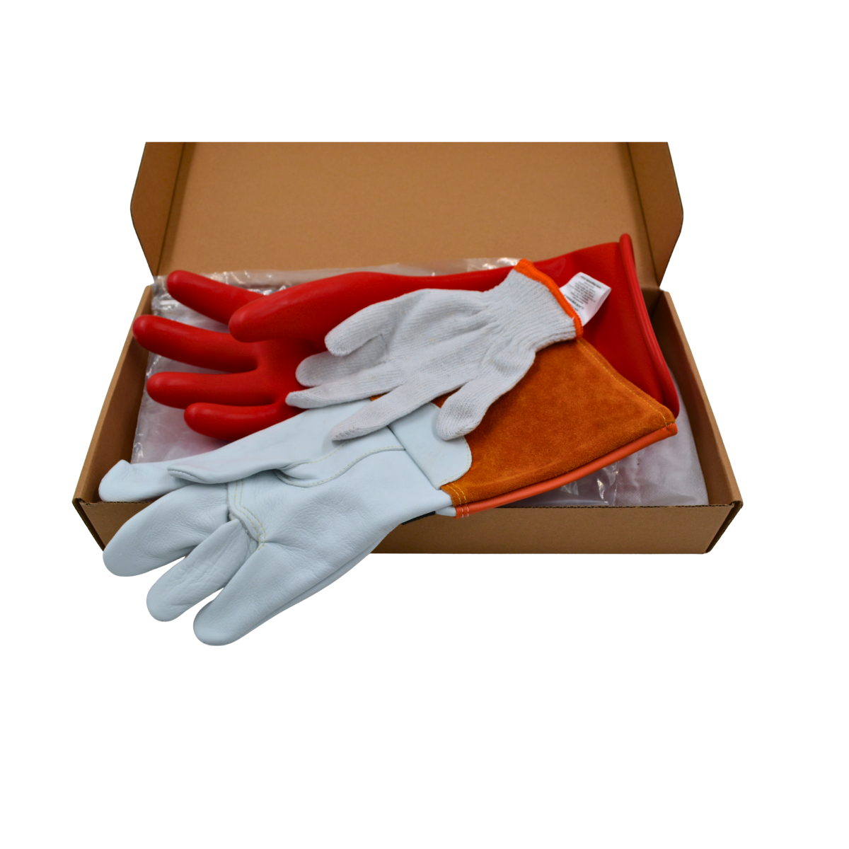 Kit De Guantes Dieléctricos 1000V Clase 0 Marca DOGOTULS