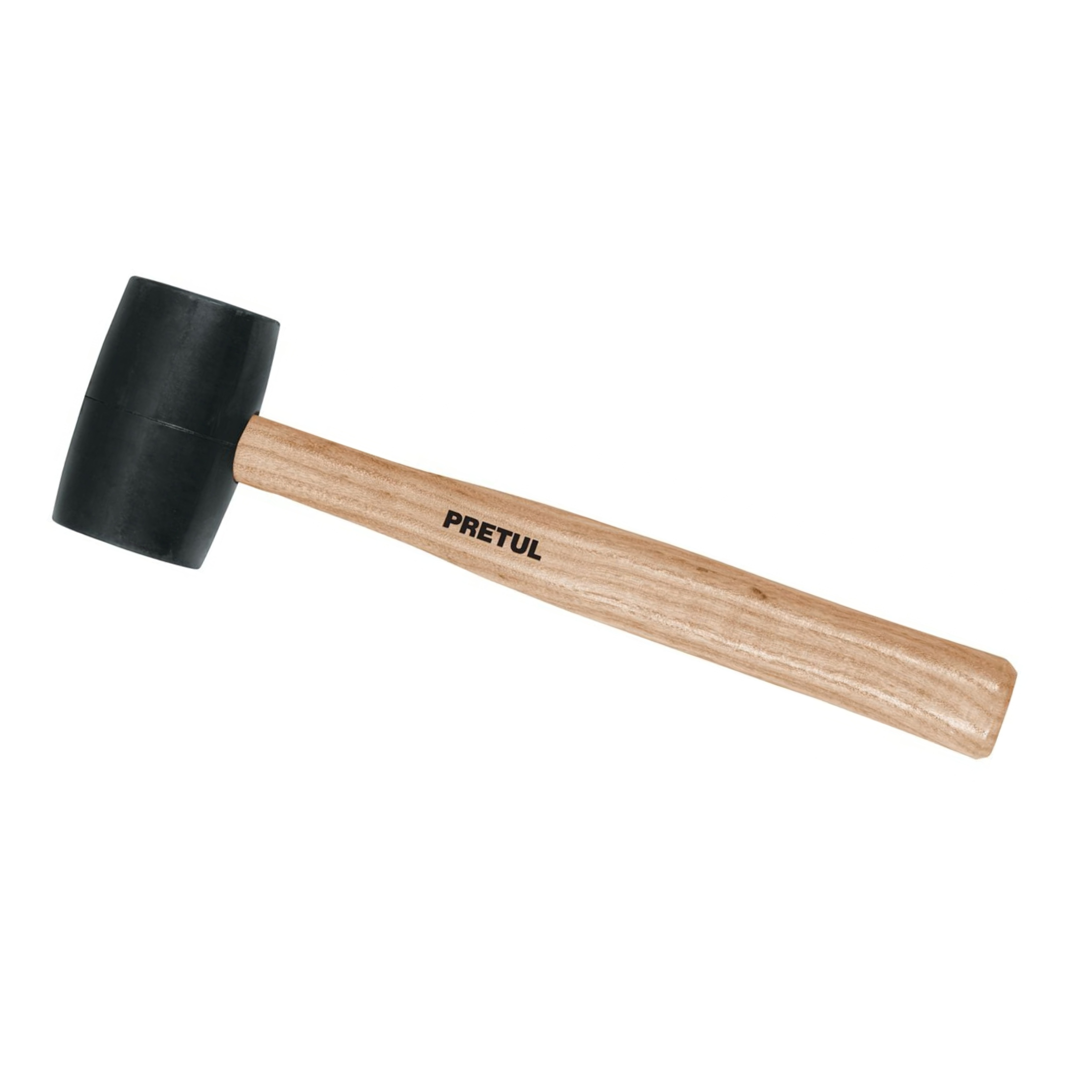 Mazo de Hule Pretul MH-16P 16 oz con Mango de Madera