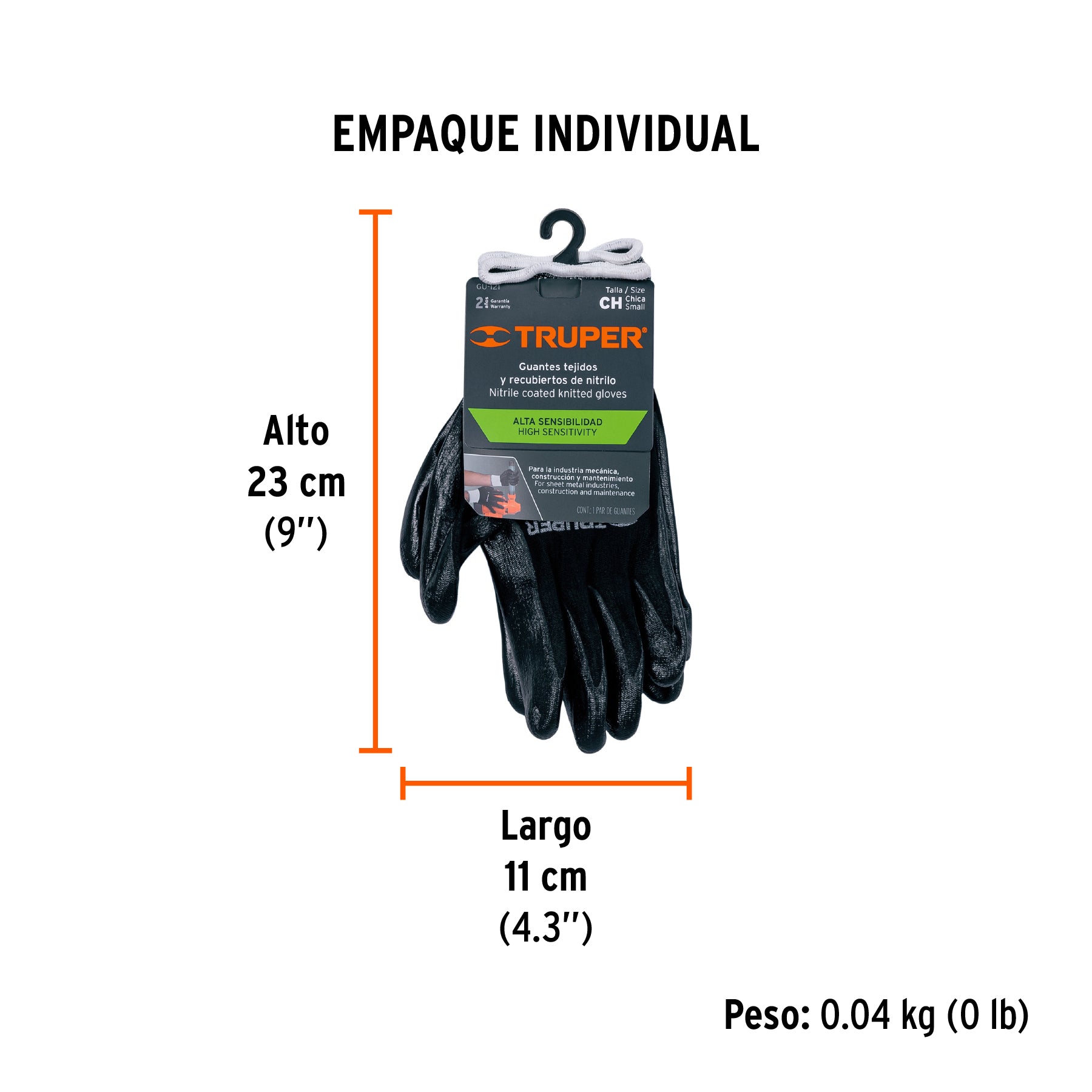 Guante de Nylon Nitrilo TRUPER