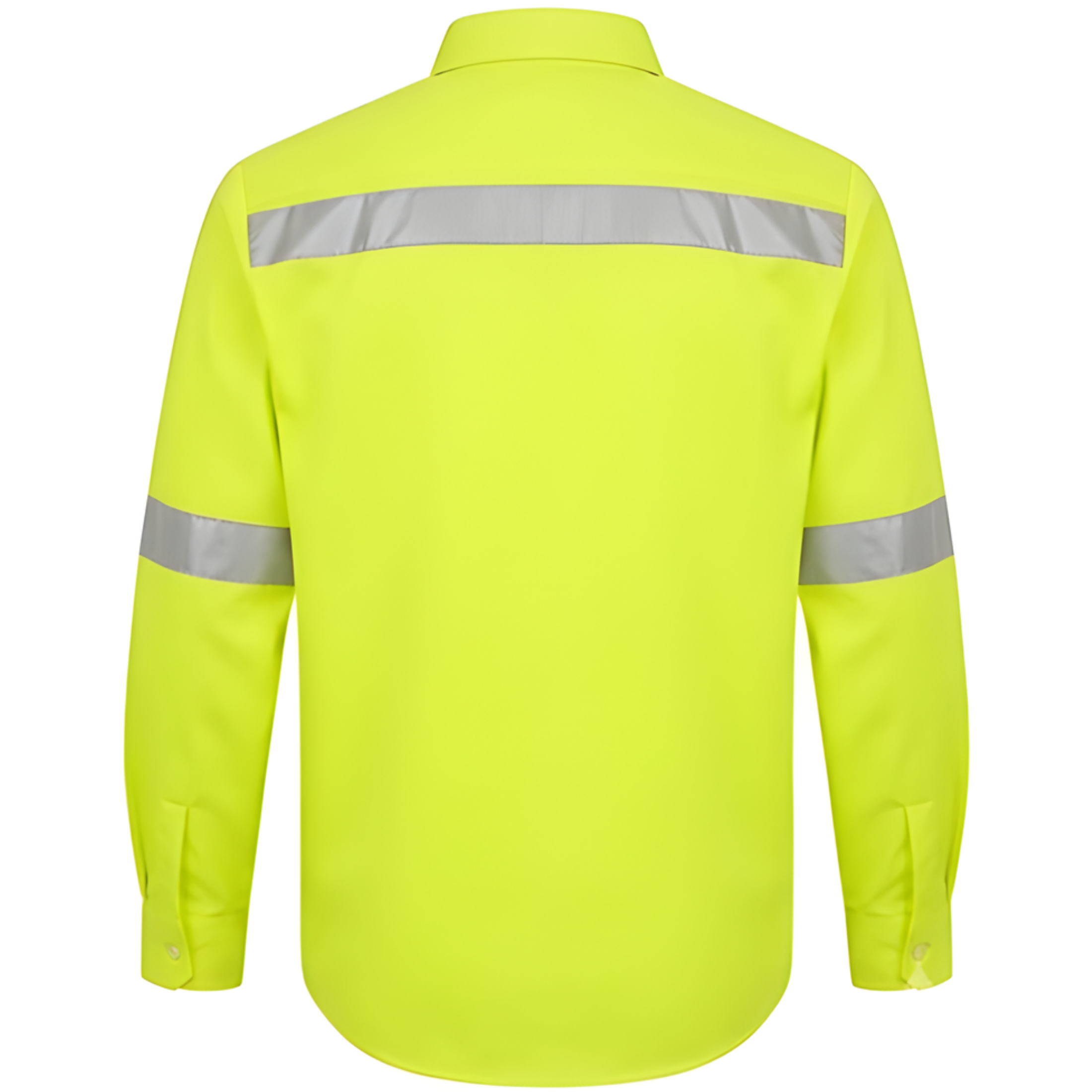 Camisa de Trabajo Manga Larga de Alta Visibilidad Neón Reforzada