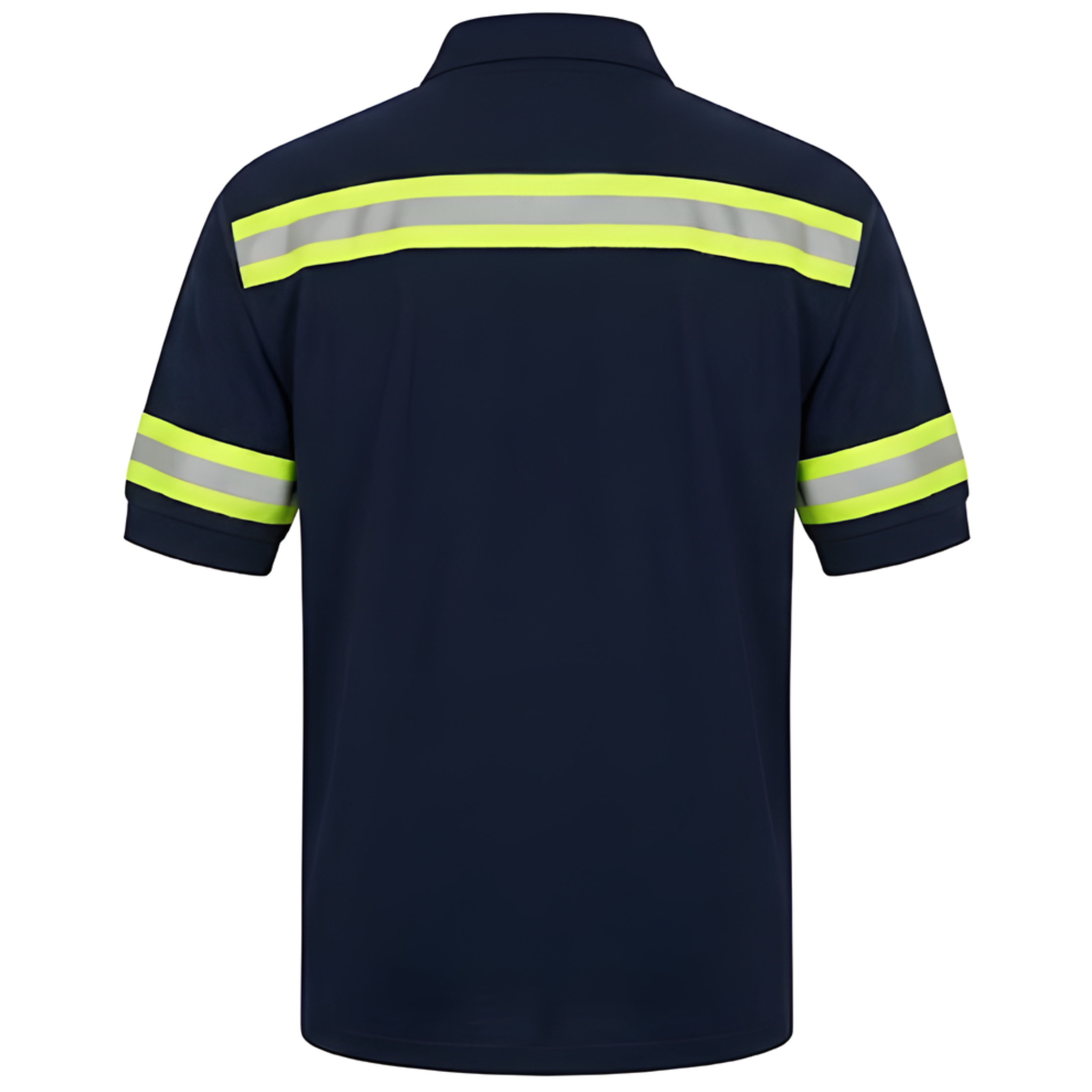 Playera Polo Pique con Cinta Reflejante Bicolor