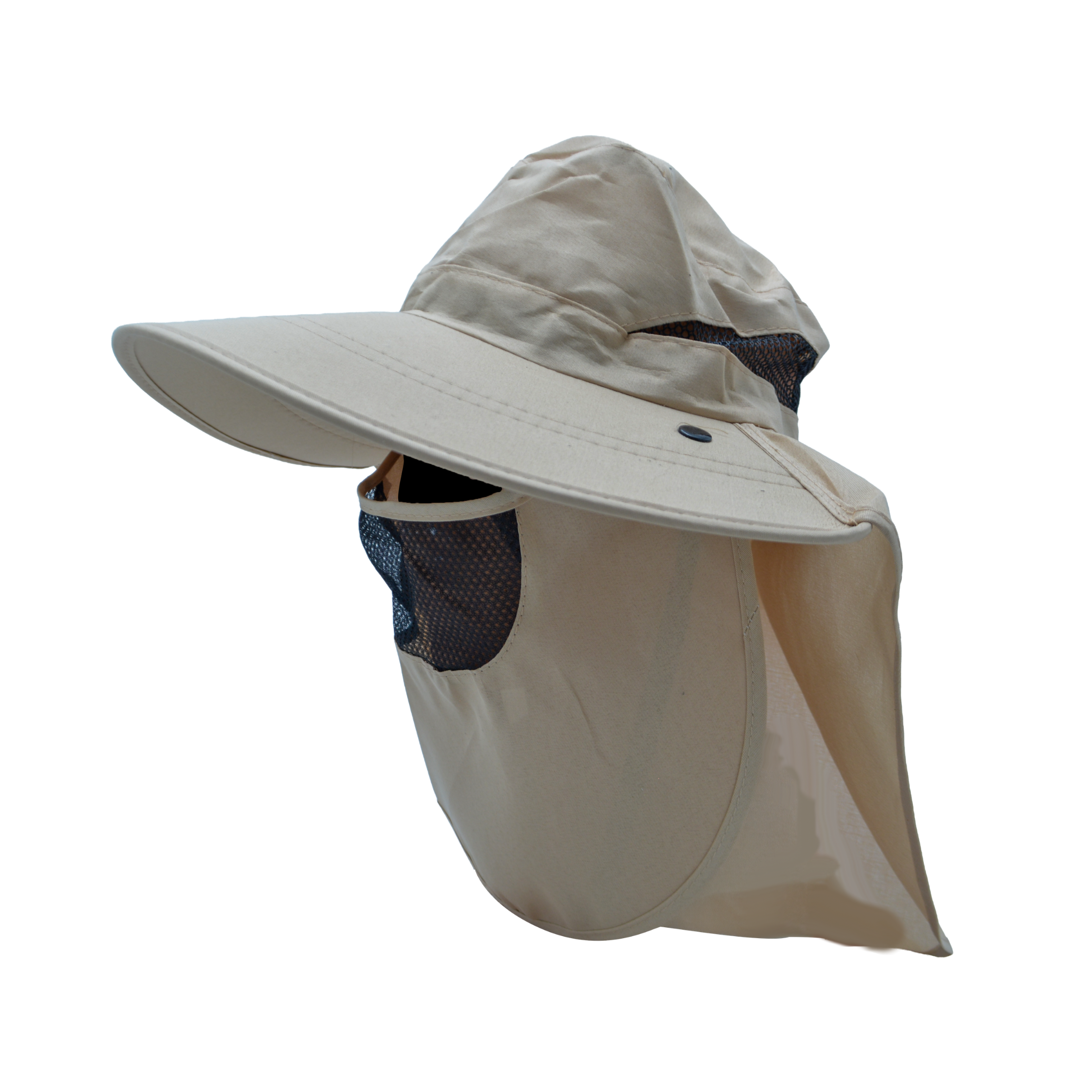 Sombrero de Ala Ancha con Cubrecuello para Protección Solar