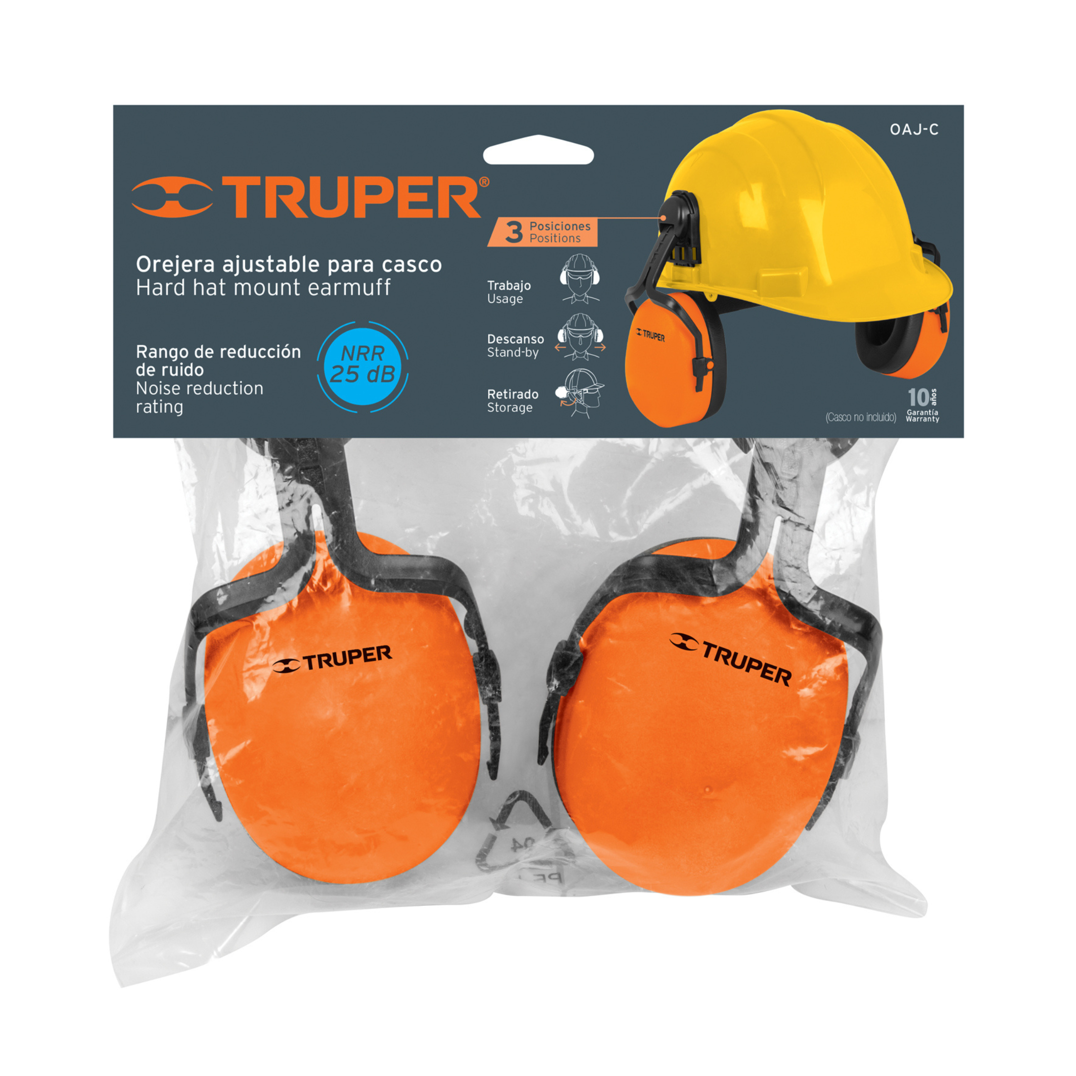 Orejera Ajustable para Casco TRUPER 12356