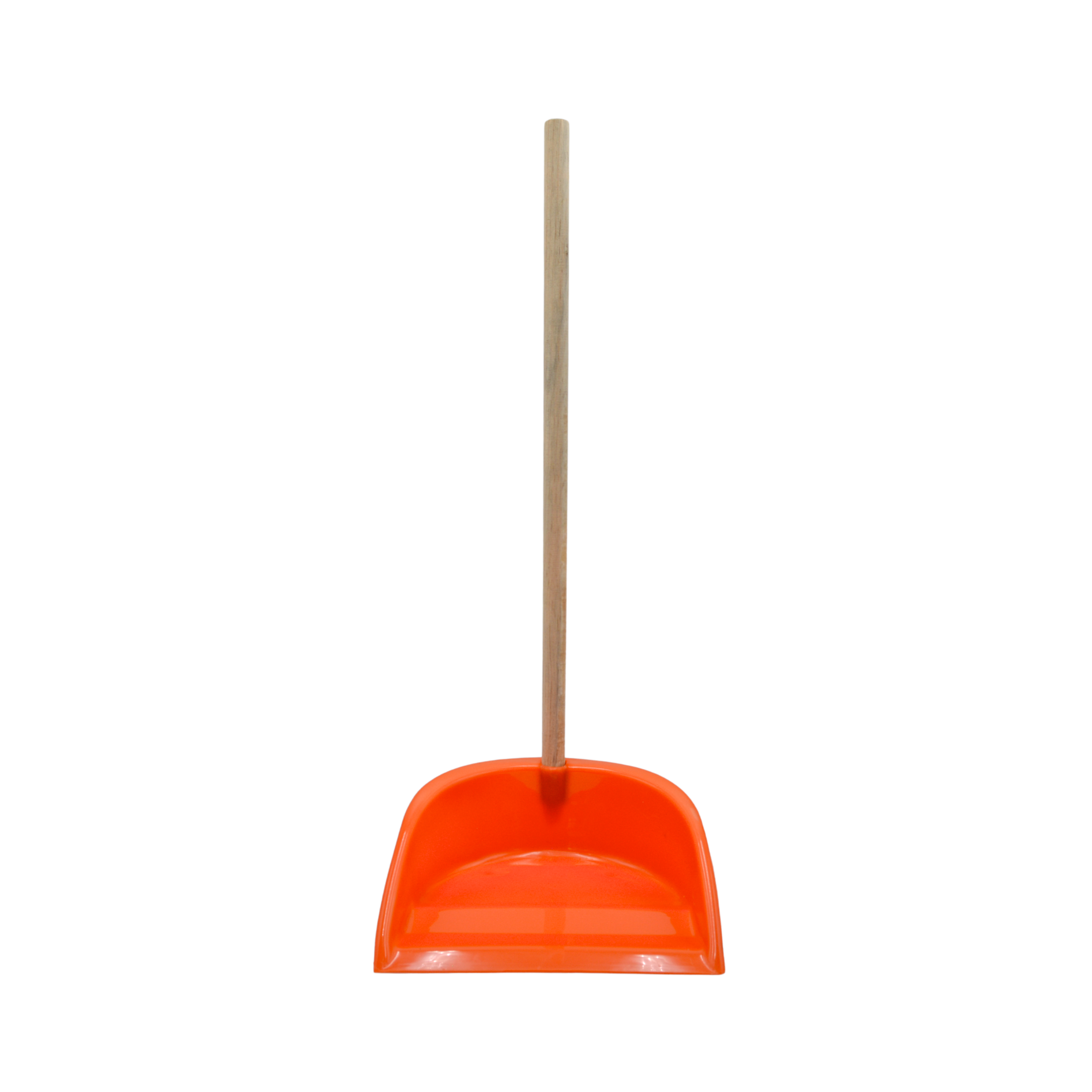 Recogedor de Plástico con Bastón de Madera