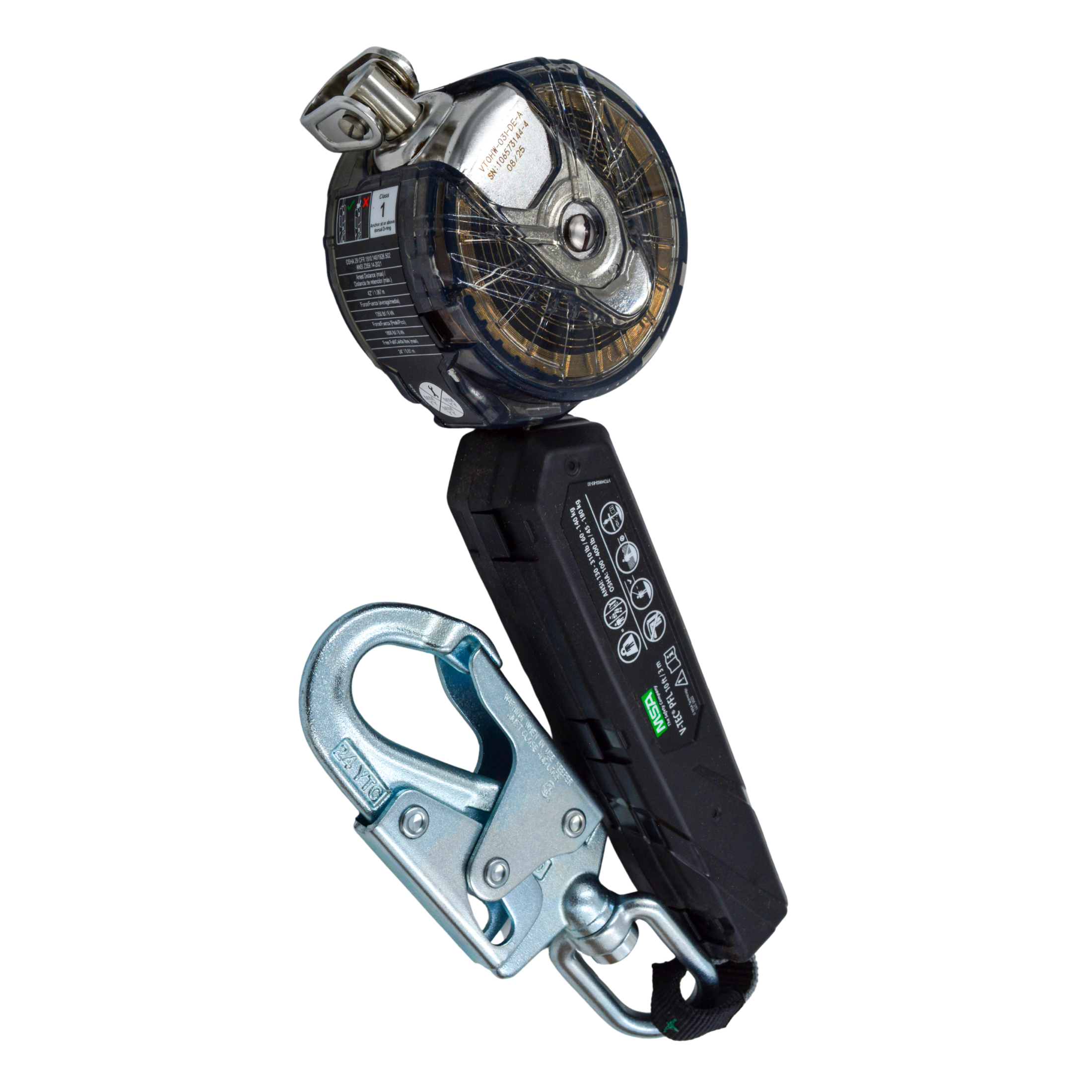 Línea De Vida Autoretráctil  MSA safety 3 m 10FT V-TEC SRL (VTOHW-031-DE-A)