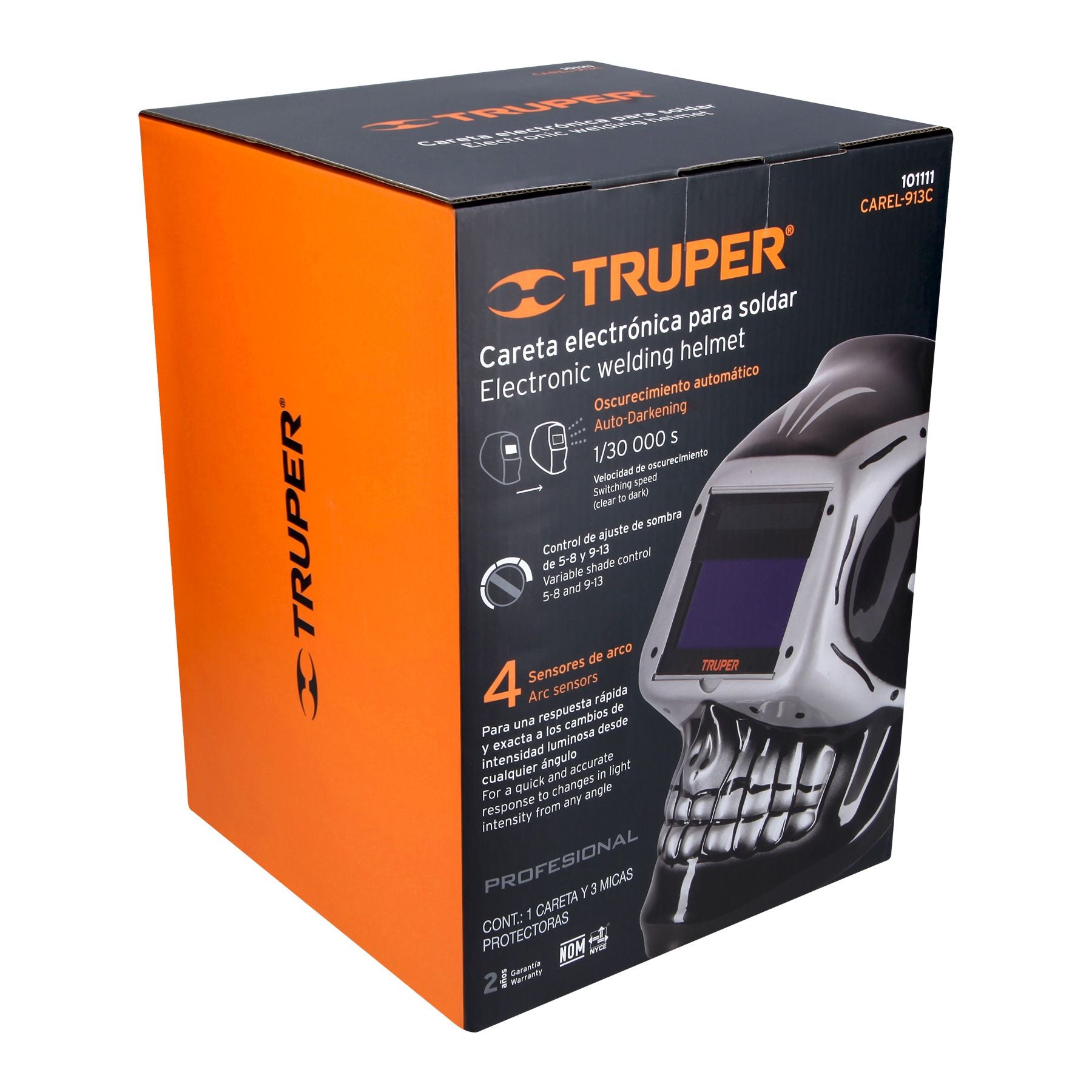 Careta Electrónica para Soldar Truper CAREL-913C