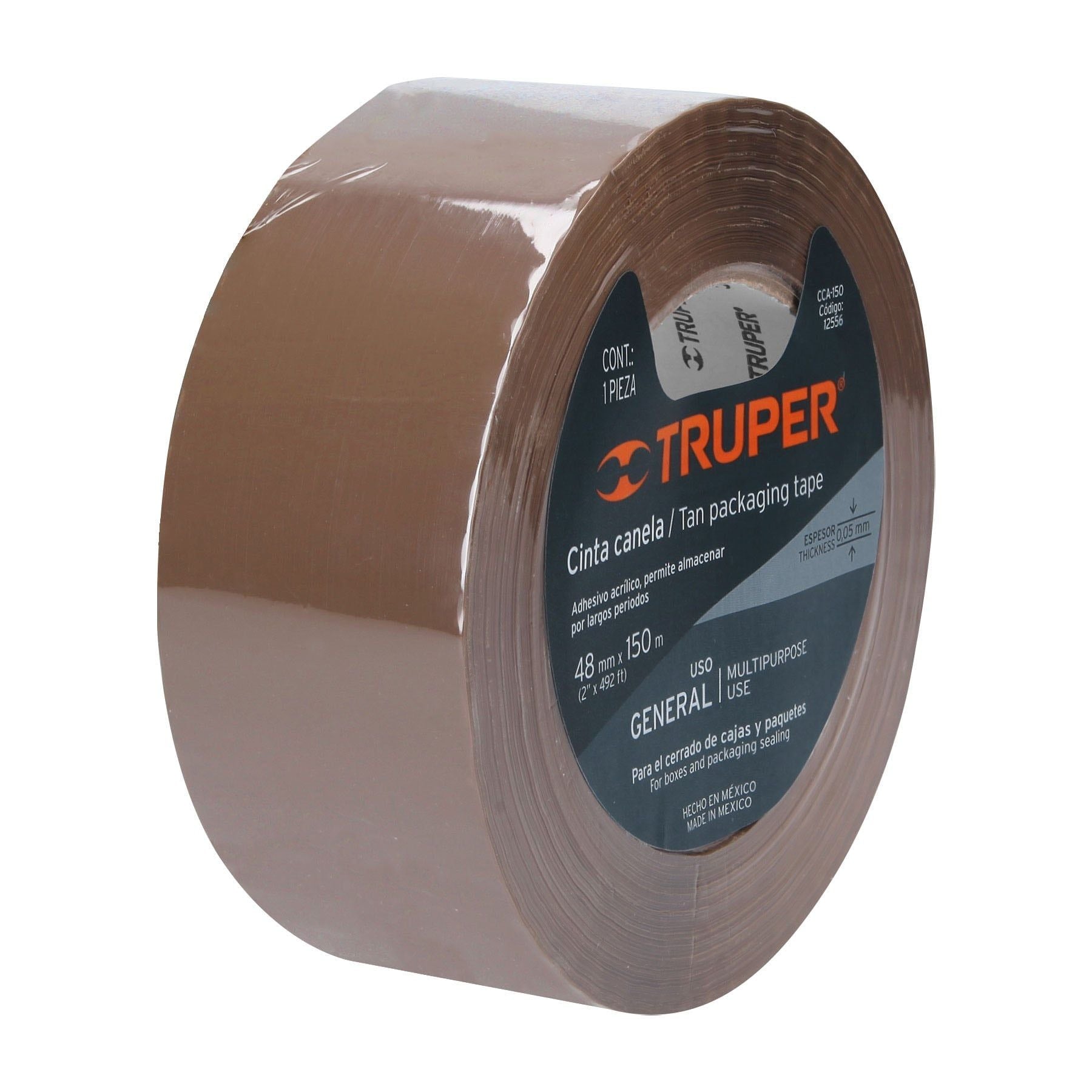 Cinta de Empaque Truper CCA-150 48mm x 150m