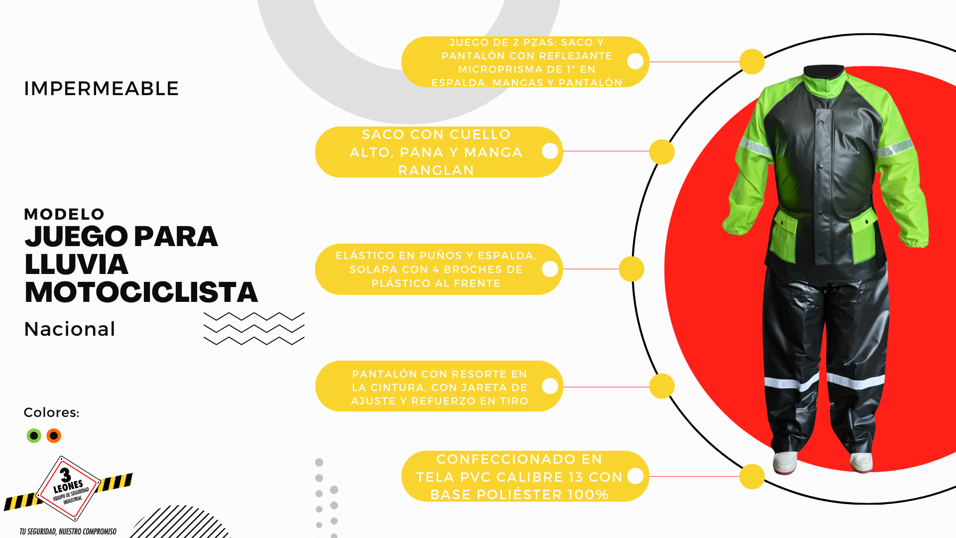 Juego para Lluvia Motociclista