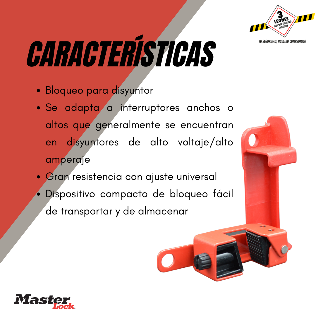 BLOQUEO DE BREAKER MASTER LOCK 491B