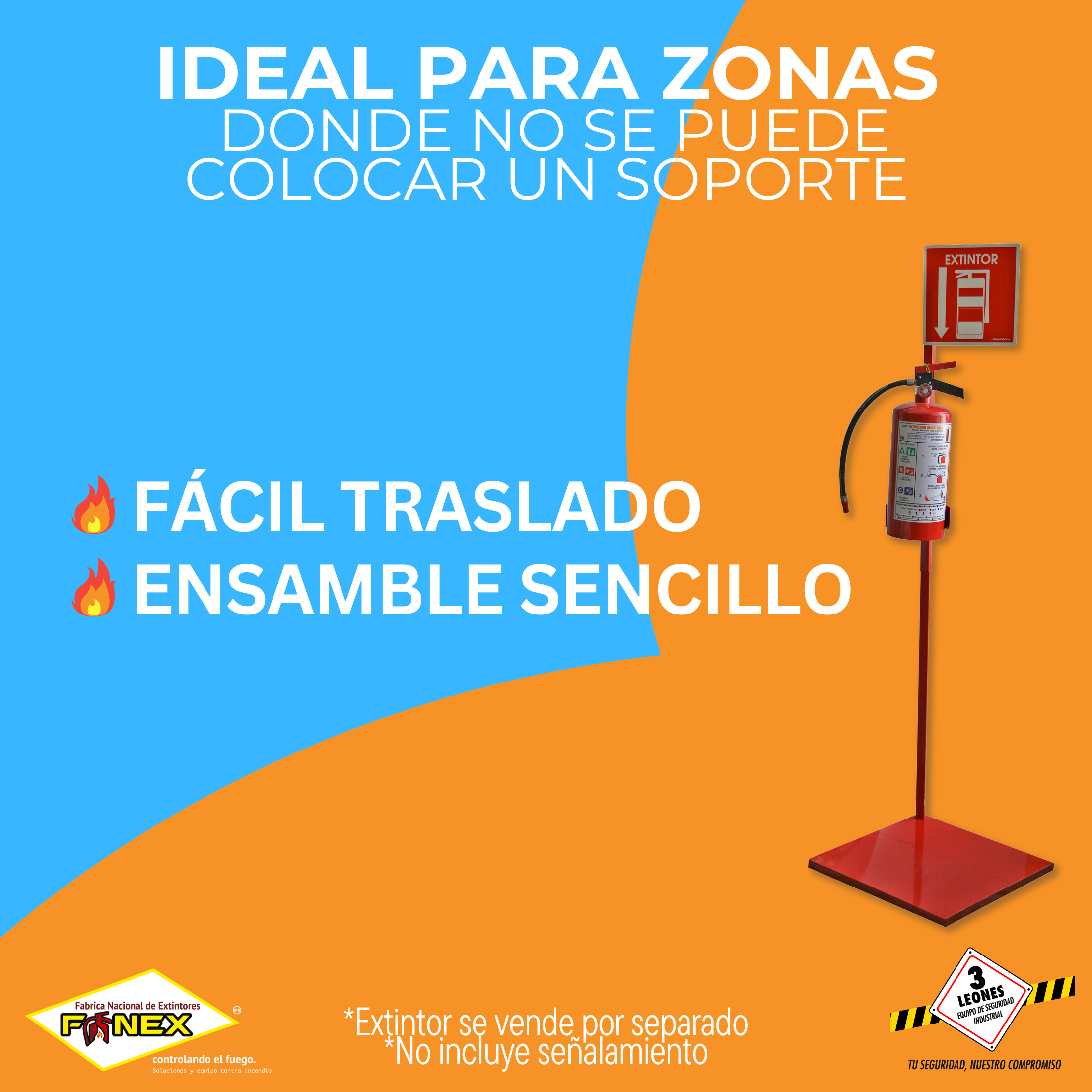 Pedestal para Extintor