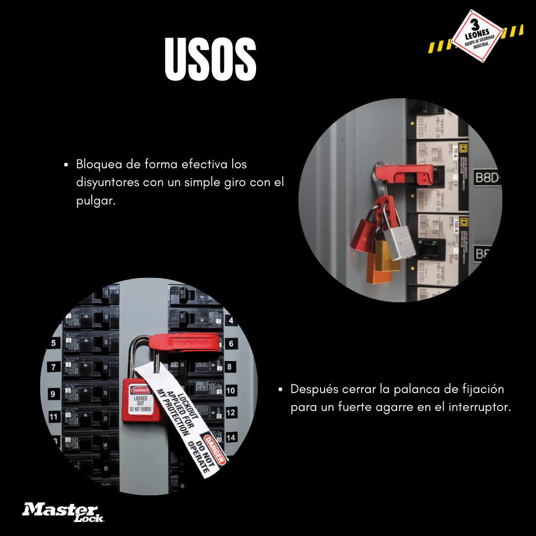 BLOQUEO DE BREAKER MASTER LOCK 491B